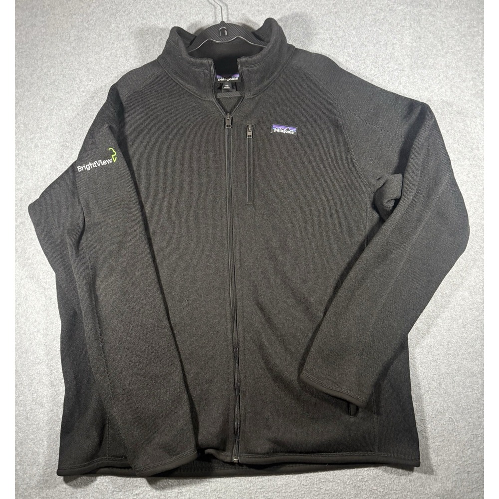 Patagonia Better Sweater Full Zip Jacket XXL Black BrightView Logo
